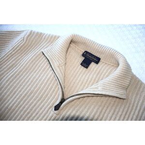 Brooks Brothers Scottish Lambswool Quarter Zip LARGE